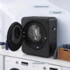 Mini Wasdroger 4 Kg Met 5 Programma's Tot 60℃ 800W/400W Luchtafvoerdroger Met Roestvrijstalen Trommel Zwart