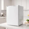Minikoelkast Met Vriesvak, Verstelbare Thermostaat, Kleine Koelkast, Enkeldeurs, 72,5 L, Wit