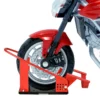 Motorfietsstandaard Voor 80 155 Mm Voorwiel, Verstelbare Motorfietswip Met 12 Verstelbare Voorgeboorde Gaten Tot 450 Kg