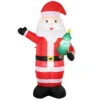 Opblaasbare Kerstman, 243 Cm, Met Helder LED licht, Kerstdecoratie Voor Binnen En Buitenruimte, Rood
