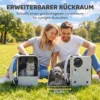 Opvouwbare Transporttas Met Wielen Voor Huisdieren, Geschikt Voor Honden En Katten Tot 5 Kg, Ademende Trolley Grijs