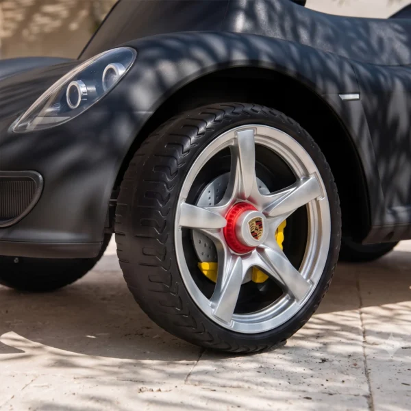 Porsche Glijdende Auto Voor Kinderen Met Hoorn, Licht, Motorgeluiden, Voor 18 36 Maanden, Matzwart
