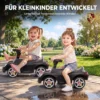Porsche Glijdende Auto Voor Kinderen Met Hoorn, Licht, Motorgeluiden, Voor 18 36 Maanden, Matzwart