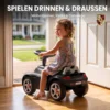 Porsche Glijdende Auto Voor Kinderen Met Hoorn, Licht, Motorgeluiden, Voor 18 36 Maanden, Matzwart