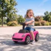Porsche Glijdende Auto Voor Kinderen Met Hoorn, Licht, Motorgeluiden, Voor 18 36 Maanden, Roze