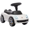 Porsche Rutschauto Voor Kinderen Met Claxon, Licht, Motorgeluiden, Voor 18 36 Maanden, Wit
