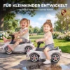 Porsche Rutschauto Voor Kinderen Met Claxon, Licht, Motorgeluiden, Voor 18 36 Maanden, Wit