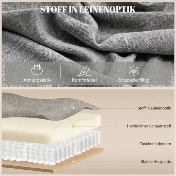Power Lift Relaxstoel Met Vibratiemassage En Verwarmingsfunctie, Opsta stoel Met USB aansluiting, Zijzakken En Afstandsbedieningen, Lichtgrijs