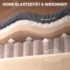 Relaxfauteuil TV fauteuil 360° Draaibare Massagestoel Met Warmte, Massage, Chenille Uiterlijk, Donkergrijs