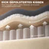 Relaxstoel Met Elektrische Opsta hulp, Massage & Verwarming, Chenille stoel Met Pocketvering, Donkergrijs