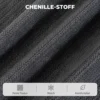 Relaxstoel Met Elektrische Opsta hulp, Massage & Verwarming, Chenille stoel Met Pocketvering, Donkergrijs