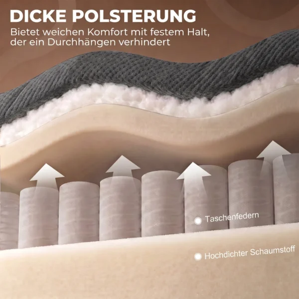 Relaxstoel Met Vibratiemassage En Verwarming, Handmatig Verstelbare Draaistoel Met Schommelfunctie En Pocketvering, Grijs