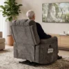 Relaxstoel TV stoel Met Opsta hulp, Massage & Warmte, Seniorenstoel Met Brede, Diepe Zitvlak, USB aansluiting