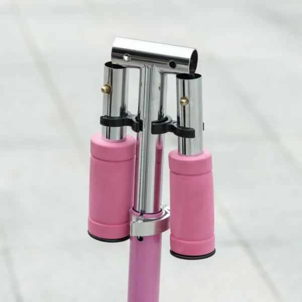 Roller Kinderstep Met LED Wielen 124 Mm Rollen Inklapbaar Hoogteverstelbaar Met Muziek Achterrem Roze
