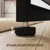 Schoenenrek Schoenenplank Schoenenstandaard, 4 Planken, 72 Cm X 30 Cm X 82,7 Cm, Zwart