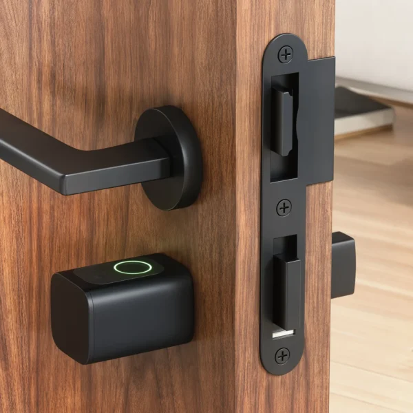 Slimmere Deurcilinder, 5 in 1 Met Vingerafdruk, Code, App, NFC Kaart & Sleutel, Gedeelde Toegang, Bluetooth Cilinder