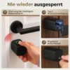 Slimmere Deurcilinder, 5 in 1 Met Vingerafdruk, Code, App, NFC Kaart & Sleutel, Gedeelde Toegang, Bluetooth Cilinder
