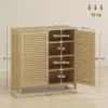 Smalle Schoenenkast, Rotan, Smal, Hoog, Hout, Kleine Lade, Dun