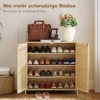 Smalle Schoenenkast, Rotan, Smal, Hoog, Hout, Kleine Lade, Dun