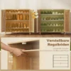 Smalle Schoenenkast, Rotan, Smal, Hoog, Hout, Kleine Lade, Dun