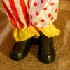 Stapelbare Halloween Animatronics Clowns Met Rode Gloeiende Ogen Voor Binnenfeest Rekwisieten
