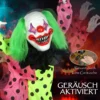 Stapelbare Halloween Animatronics Clowns Met Rode Gloeiende Ogen Voor Binnenfeest Rekwisieten