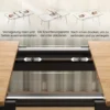 Uitschuifbare Eettafel 130 160 Cm, Keukentafel Met Afgeronde Hoeken, Eik