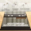 Uitschuifbare Eettafel Voor 6 8 Personen, Keukentafel Met Opbergruimte, Eikenhout look