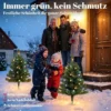 Verlichte Kerstboom 60 Cm, Set Van 2, Kunstmatig, Met 60 Kleurrijke LED lampjes, 130 Takpunten, Groen