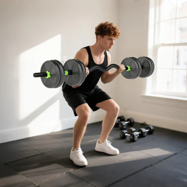 Verstelbare Halterset 15 KG Korte Halterset Korte Halters Lange Halters Halterset Voor Krachttraining