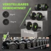 Verstelbare Halterset 15 KG Korte Halterset Korte Halters Lange Halters Halterset Voor Krachttraining