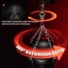 Vrijstaande Bokszakstandaard Met Bokszak, Bungee touw, 360° Ketting, U basis, Halterschijfbevestiging, Staal