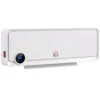 Wandmontage Verwarmingstoestel 2000W Met Afstandsbediening, 3 Bedrijfsmodi, LED Display 12u Timer