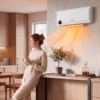 Wandmontage Verwarmingstoestel 2000W Met Afstandsbediening, 3 Bedrijfsmodi, LED Display 12u Timer