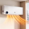 Wandmontage Verwarmingstoestel 2000W Met Afstandsbediening, 3 Bedrijfsmodi, LED Display 12u Timer
