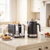 Waterkoker En Broodrooster set, 1,7 L 2200 W Snelkook Waterkoker Met Thermostaat, 2 Sneetjes Broodrooster, Grijs
