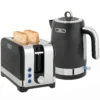 Waterkoker En Broodrooster set, 1,7 L 2200 W Snelkook Waterkoker Met Thermostaat, 2 Sneetjes Broodrooster, Grijs