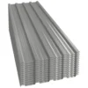 12 Stuks Trapeziumplaat 129x45cm 7m² Verzinkt Dakplaat 0,25 Mm Weerbestendig Profielplaat Lichtgrijs