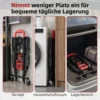 2 in 1 Platformwagen Sackkarre Opvouwbare Transportwagen Met Stuurrwielen, Handvat, Staal Tot 120 Kg
