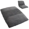 2 in 1 Vloerstoel Van Corduroy, Opvouwbare Vloersofa Voor Lezen, Gamen & Mediteren, Slaapbank Voor Slaapkamer