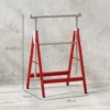 2 X Steunbok, Ondersteuningsbok, Staal, Rood