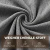 205 Cm Slaapbank, 5 in 1, Frameless Futonbank, 75 Cm Diepe Zitplaats, Hoogdicht Schuim, Grijs, Zonder Montage
