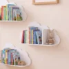 3 delige Set Kinder Wandplank 60cm Wand Boekenplank In Wolkvorm Zwevende Boekenplank Montessori Voor 3 8 Wit
