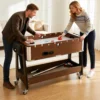 3 in 1 Multi Speeltafel Draaibaar Multifunctionele Tafel Met Biljarttafel Tafelvoetbal Airhockey Opbergvak