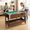 3 in 1 Multi Speeltafel Draaibaar Multifunctionele Tafel Met Biljarttafel Tafelvoetbal Airhockey Opbergvak