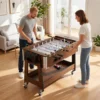 3 in 1 Multi Speeltafel Draaibaar Multifunctionele Tafel Met Biljarttafel Tafelvoetbal Airhockey Opbergvak