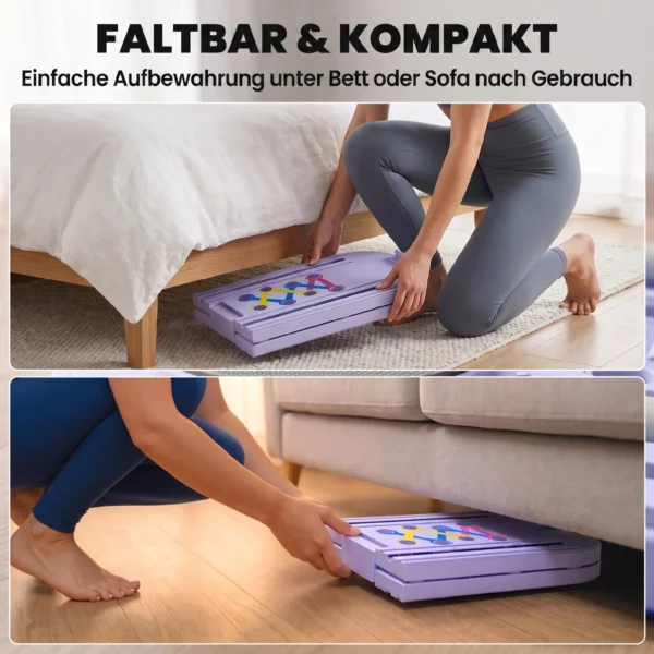 4 in 1 Pilates Board Set Met Weerstandsbanden Opvouwbaar Multifunctioneel Pilates Apparaat