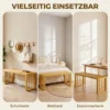 90 Cm Bamboe Schoenenbank, Halbank Zonder Rugleuning, Zitbank Voor Entree, Natuur