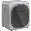 Abluftdroger 2,5 Kg Met Smart Modus, 800 W Compactdroger Met RVS Trommel, Zilver