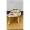 Activiteitentafel Hout 6 in 1 Speeltafel Met Tandwielen Motoriekloop Abacus Wortels Leerhorloge Voor Baby 1 3 Jaar